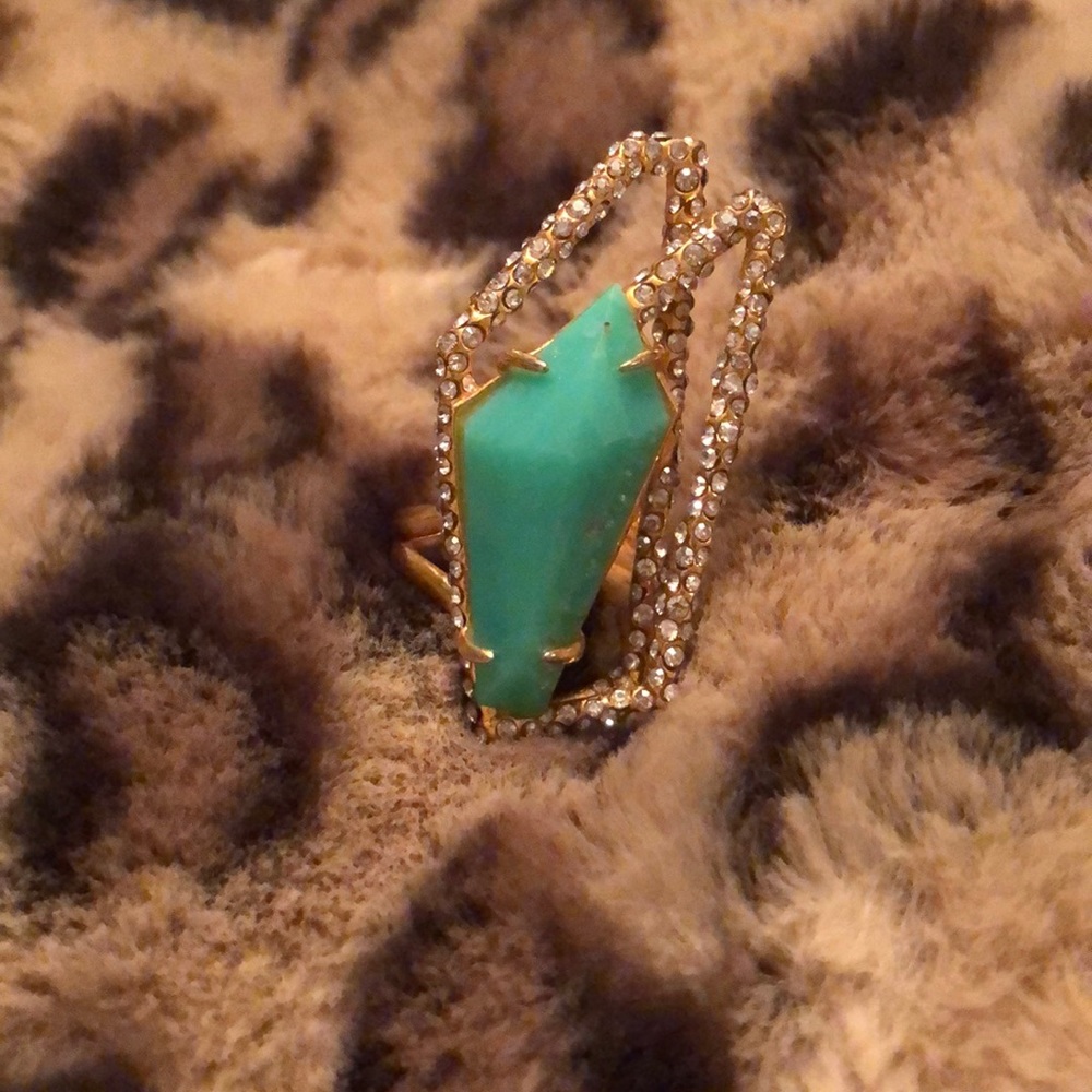 Alexis Bittar crystal & stone ring